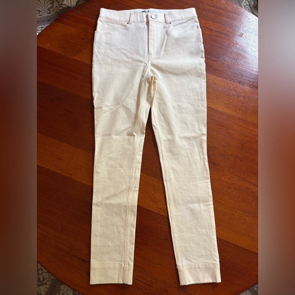 NWT M.M. LAFLEUR “Sammataro 1.0 Jean- Better Than Denim” in color Tusk - Picture 1 of 16